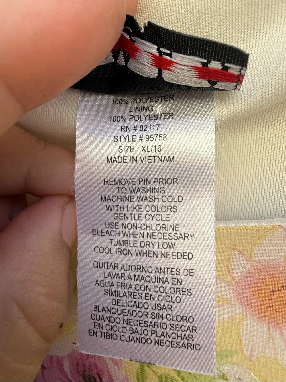 Y2K RMLA Chiffon Floral Tiered Ruffle Cottagecore Dress Sz 16 (XL) Youth